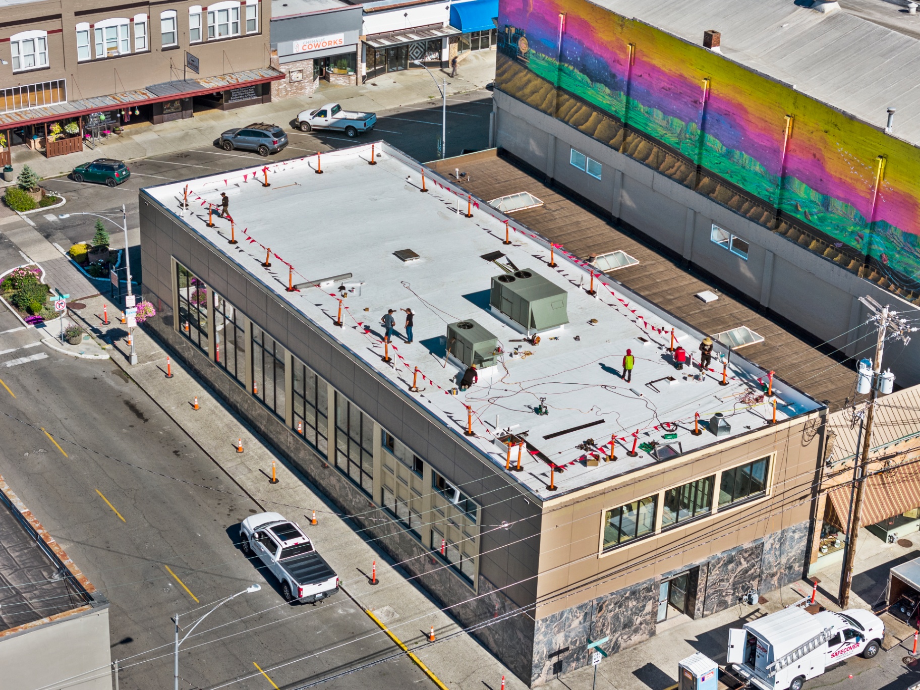 Commercial roofing project in Chehalis
